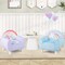Kids Sofa Unicorn Theme Spandex Fabric Sponge Armrest Kids Chair 3+ Years